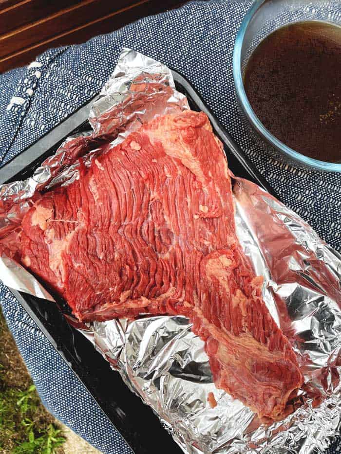 Injecting brisket outlet