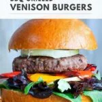 bbq grilled venison burgers