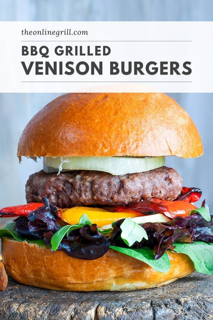 bbq grilled venison burgers