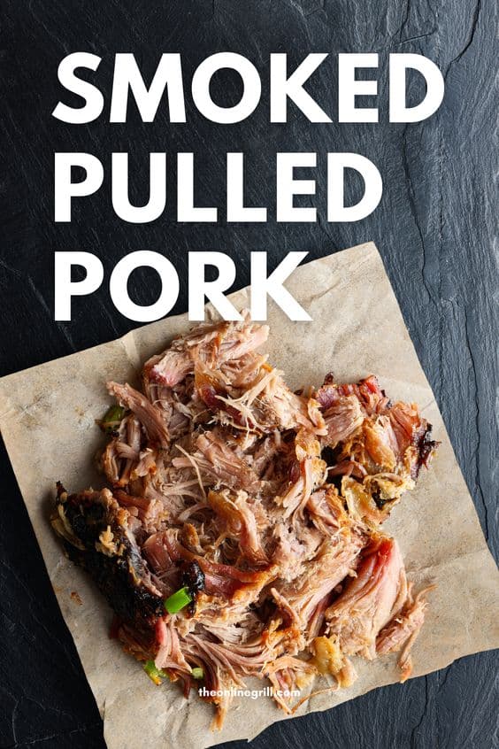 Smoked Pulled Pork [Barbecue Shredded Pork Butt] - TheOnlineGrill.com