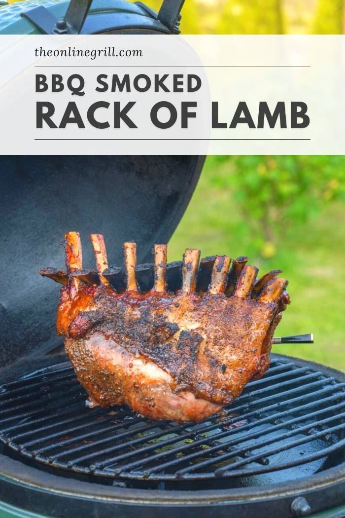 bbq smoked rack of lamb