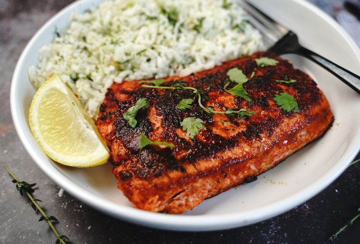 blackened salmon