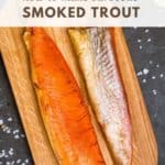 cold smoked trout recipe pinterest