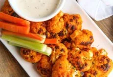 grilled bbq cauliflower wings