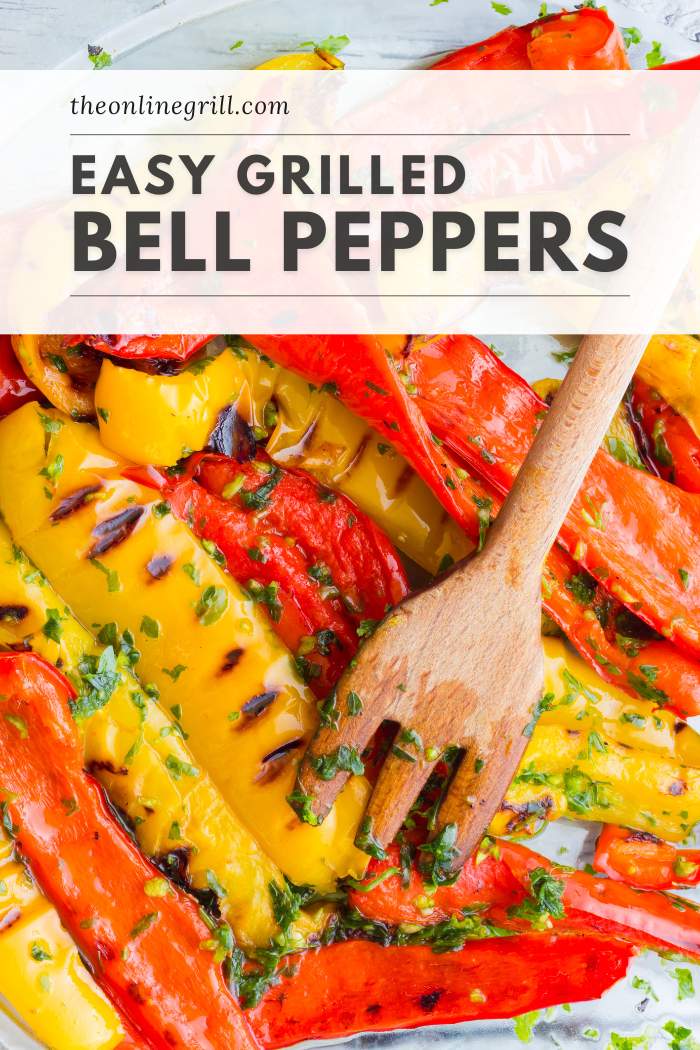 Grilled Bell Peppers [Easy Veggies on the Grill]