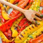 grilled bell peppers