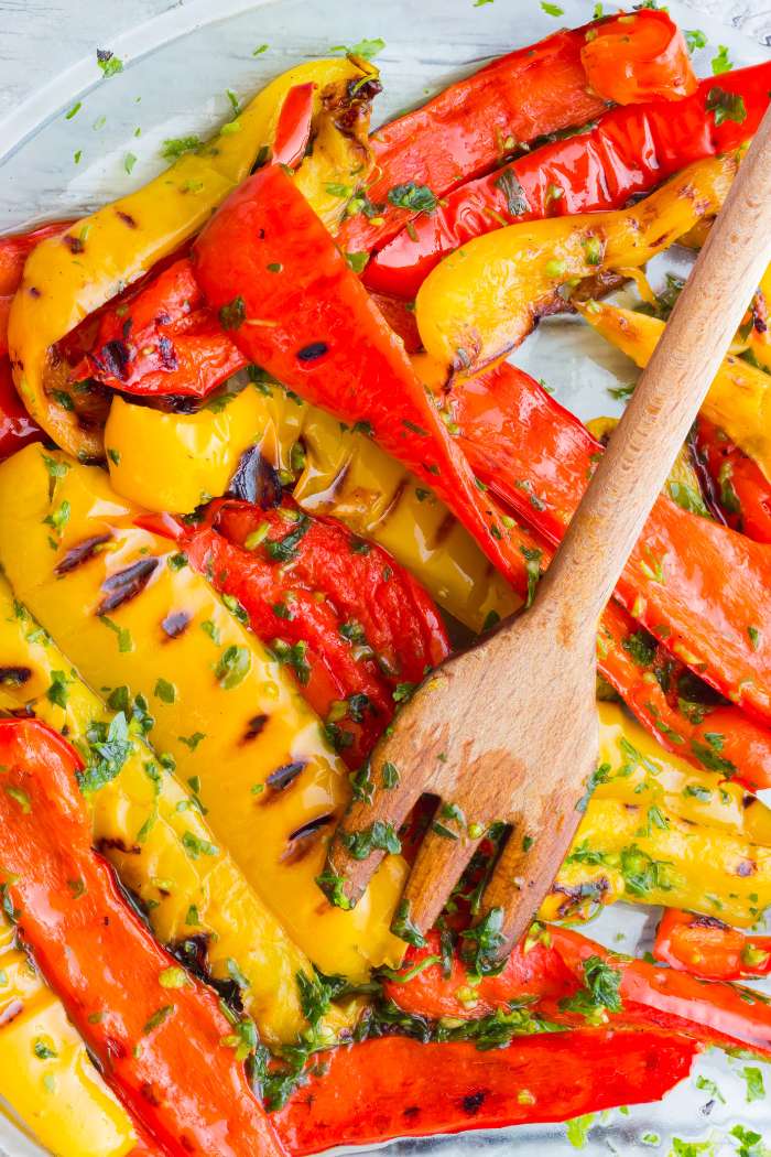 Grilled Bell Peppers - TheOnlineGrill.com