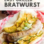 grilled bratwurst