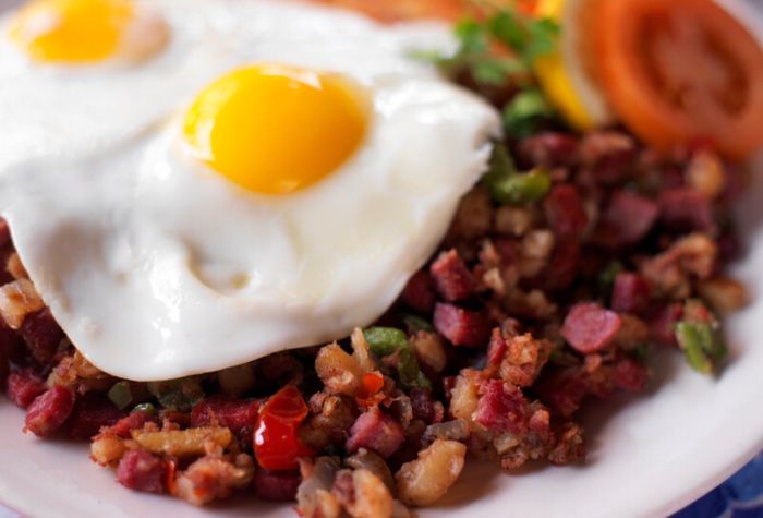 grilled corned beef hash