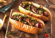 grilled italian sausage sandwich onions peppers