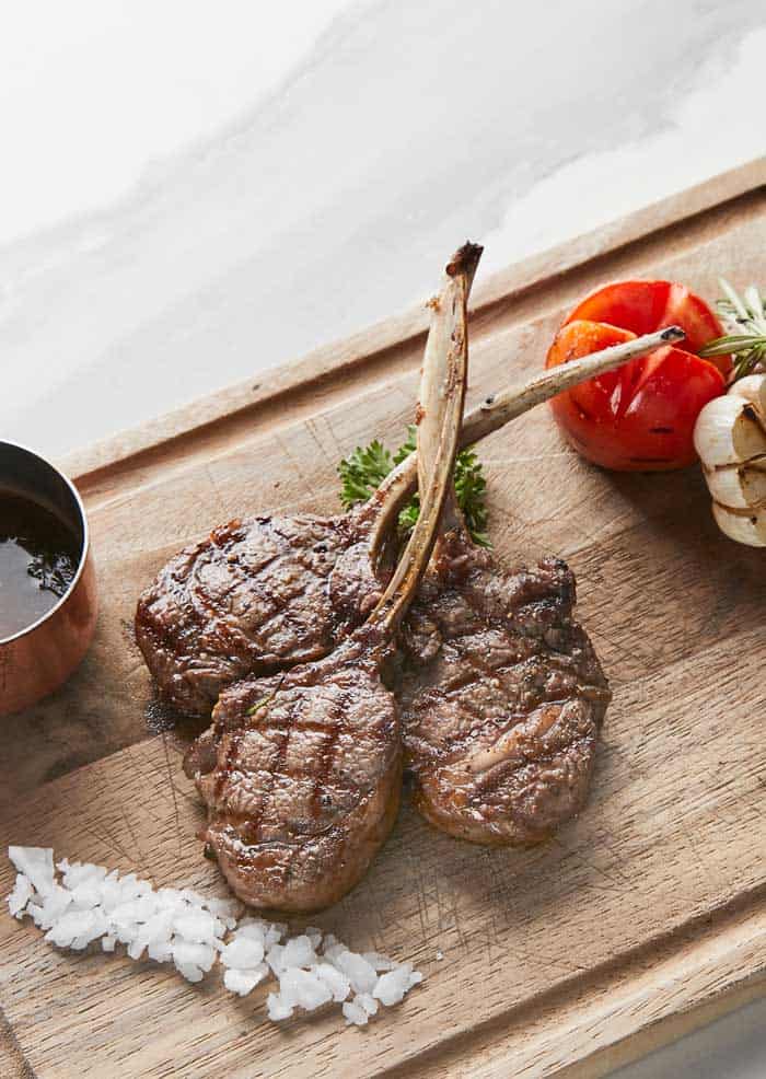 grilled lamb lollipops recipe