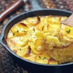 grilled scalloped potatoes