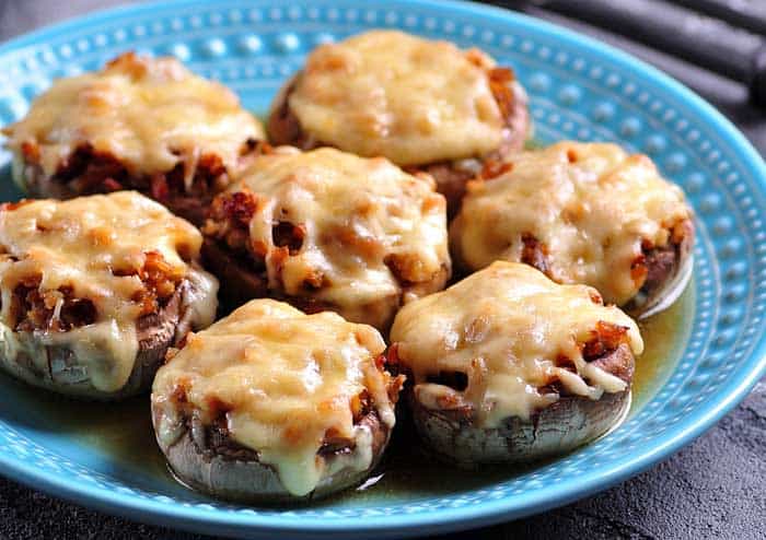 grilled stuffed mushrooms recipe