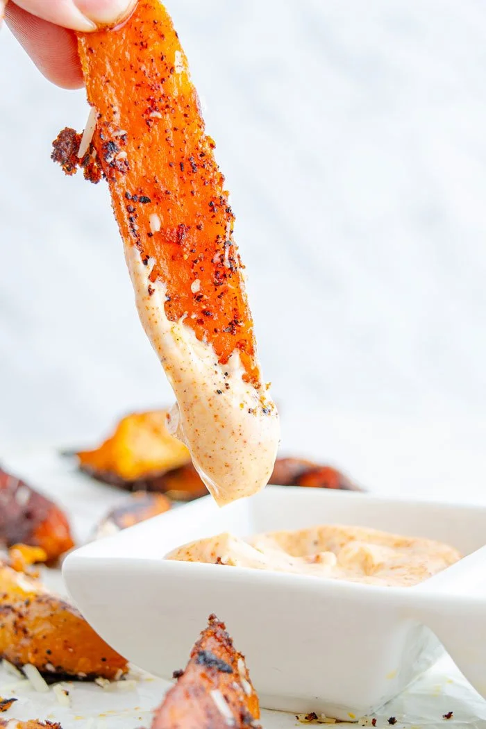 grilled sweet potato fries