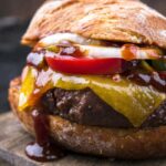 grilled wagyu beef burger