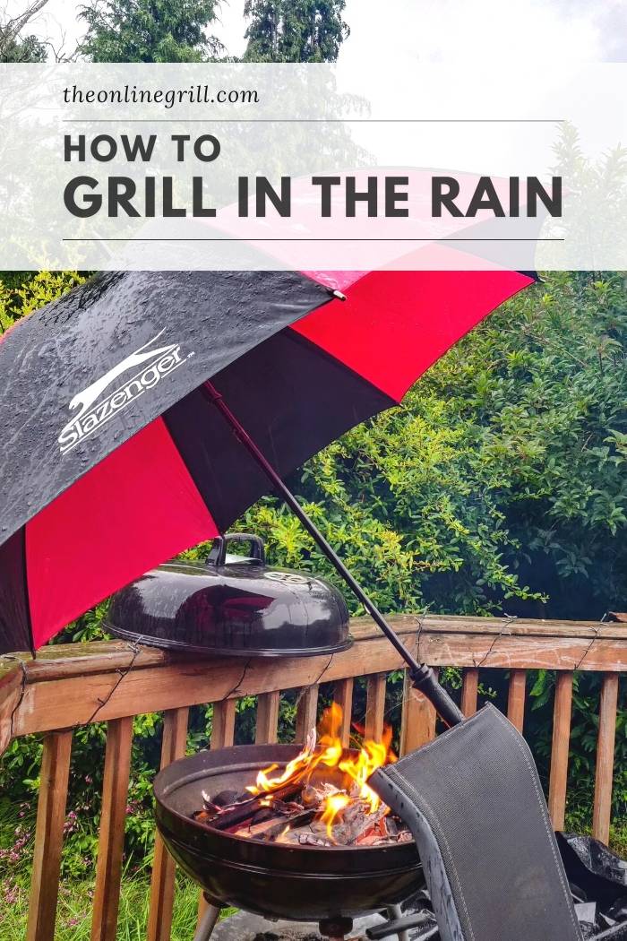grilling in the rain
