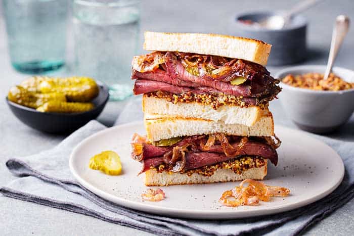 homemade smoked pastrami sandwich recipe