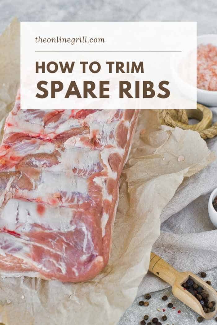 how to trim spare ribs