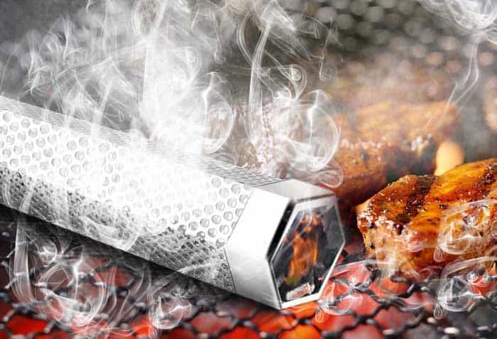 Amazing pellet outlet smoker tube