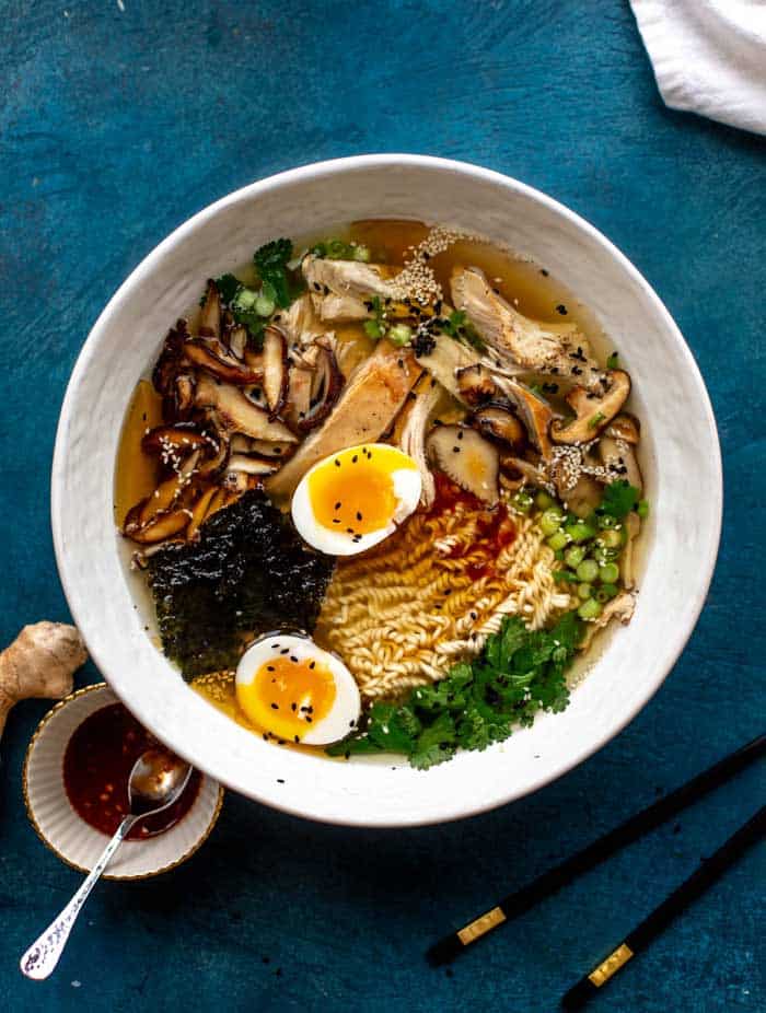 leftover roasted turkey ramen