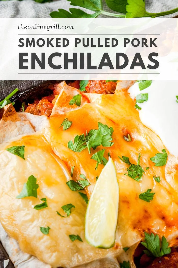 leftover smoked pulled pork enchiladas