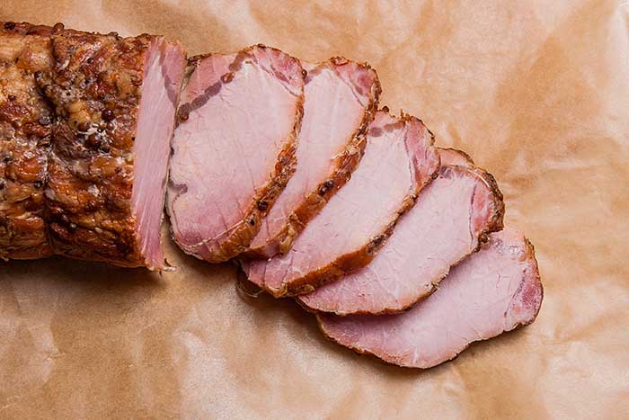 maple glazed smoked ham