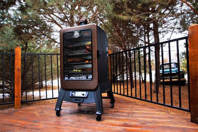 pit boss copper vertical pellet smoker