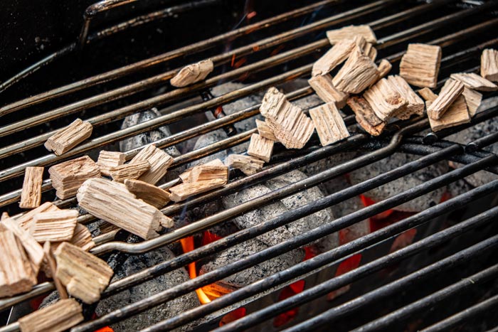 plum wood charcoal grill grates
