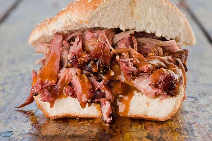 pulled pork sandwich