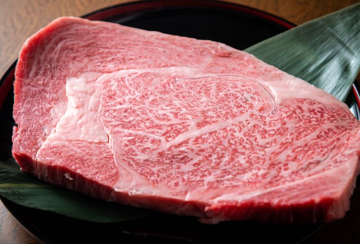 raw wagyu ribeye steak