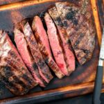 sliced grilled flank steak