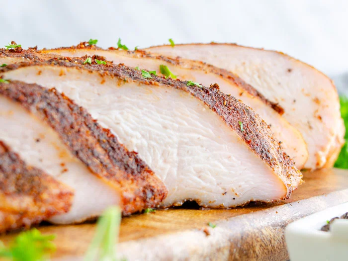 sliced smoked turkey breast