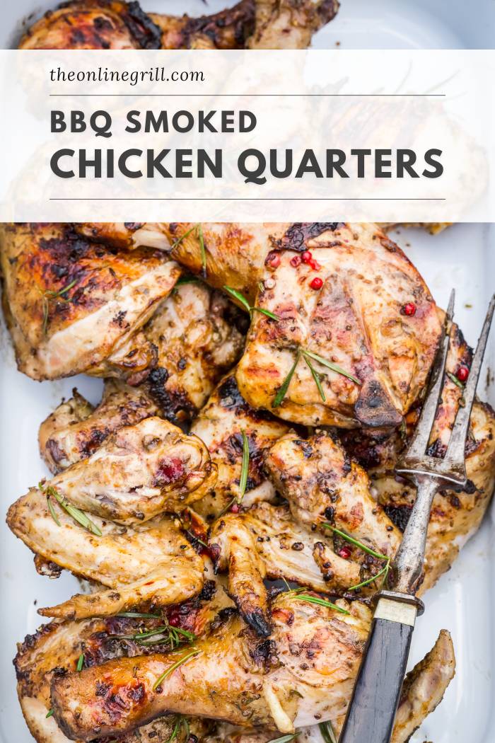 smoked chicken quarters recipe