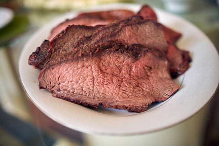 smoked beef top round roast recipe