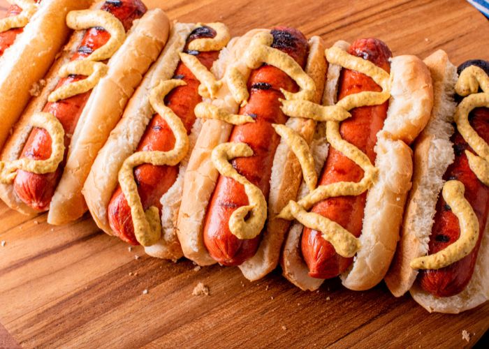 smoked hot dogs