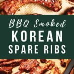 smoked korean spare ribs recipe
