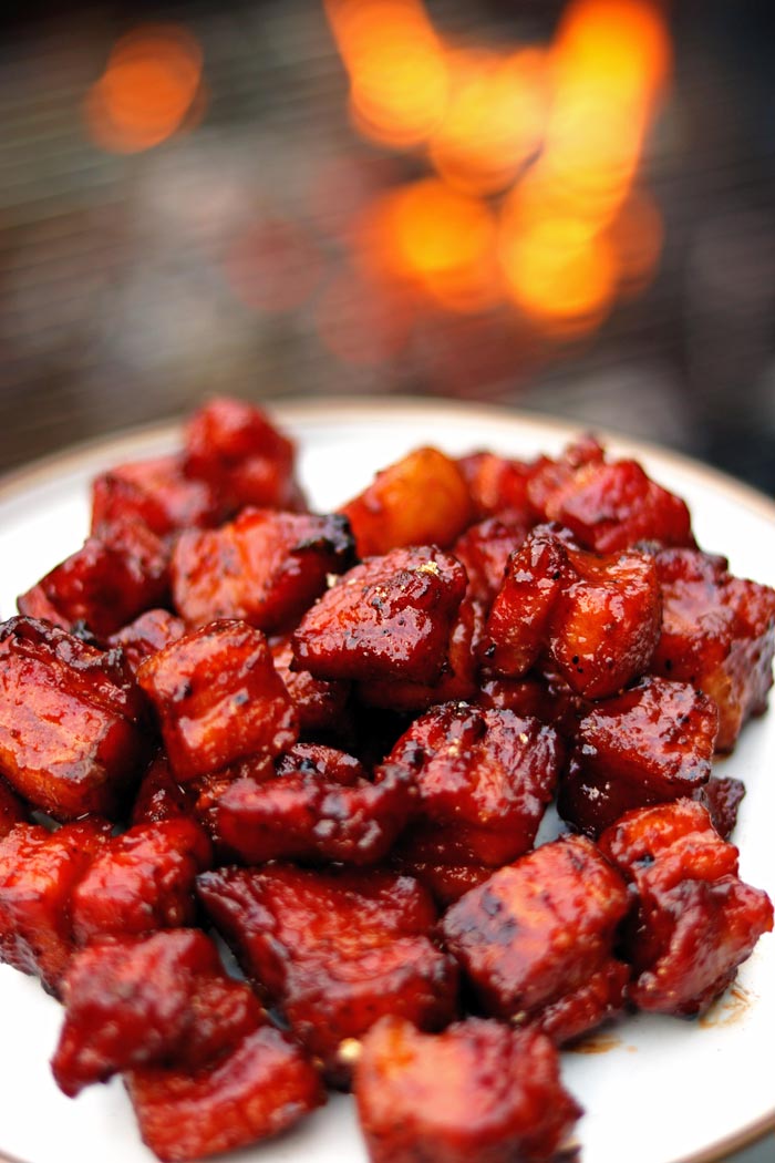 smoked pork belly burnt ends