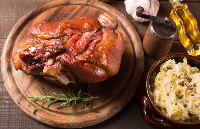 Pork Shanks in the Oven with BBQ Sauce