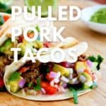 smoked pulled pork tacos pinterest