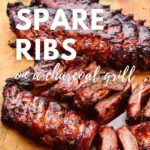 smoked spare ribs charcoal grill