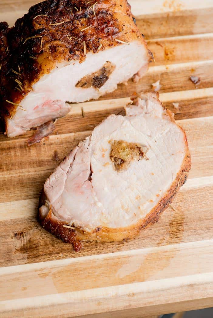 smoked stuffed pork loin recipe