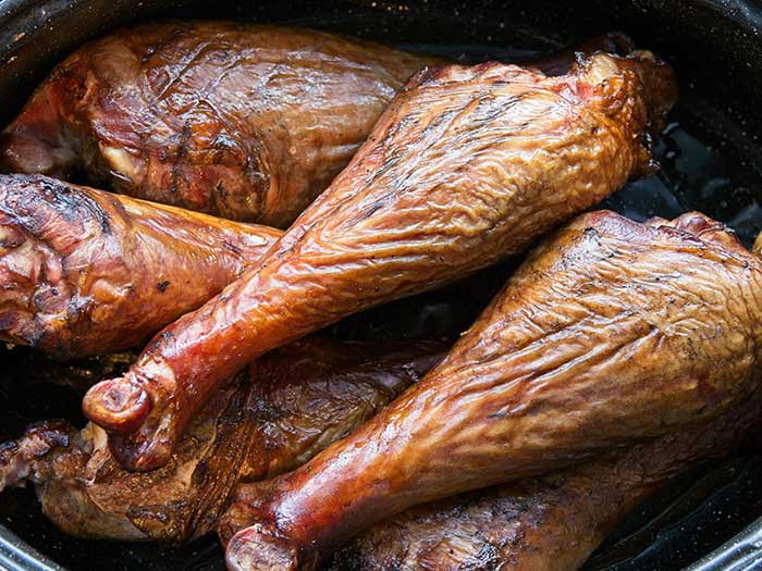 smoked turkey legs electric smoker