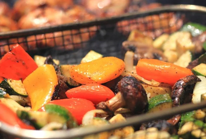 smoked vegetables