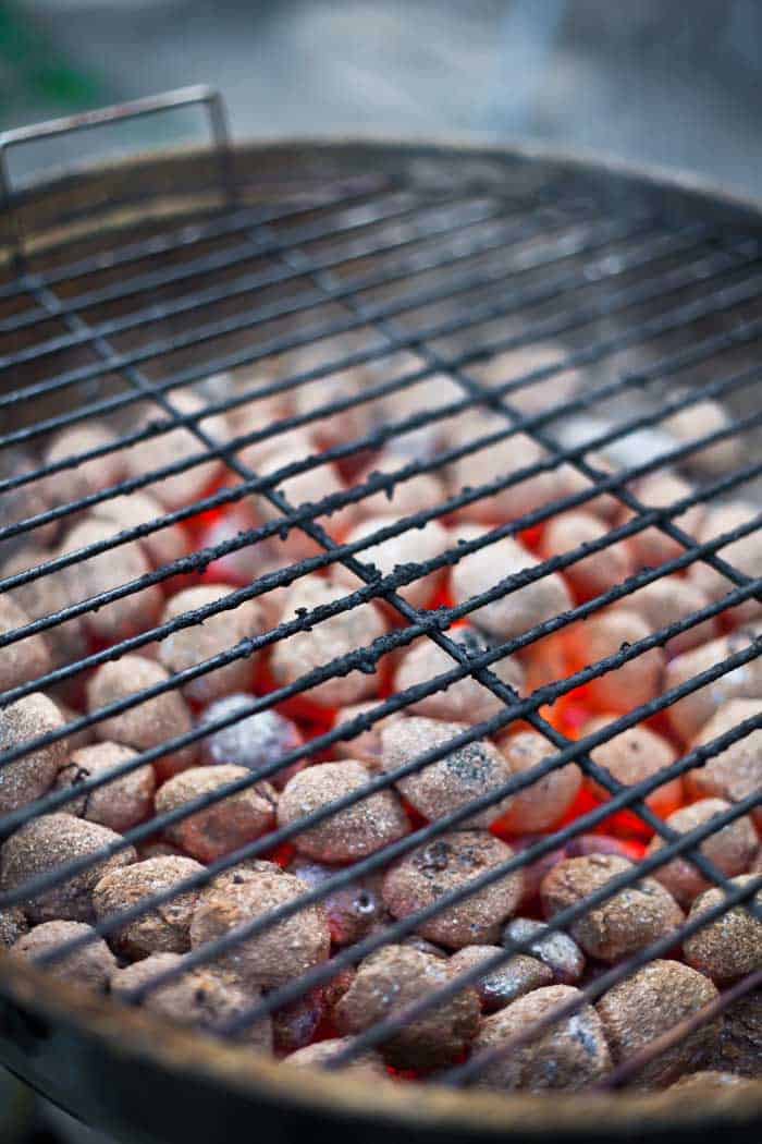 stainless steel grates on charcoal grill