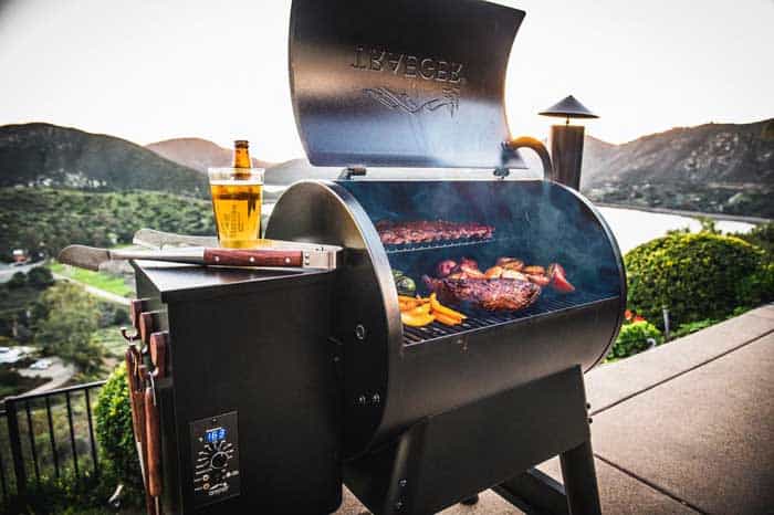 Charcoal and wood outlet smokers