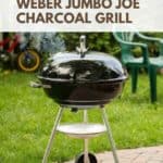 weber jumbo joe charcoal grill pinterest